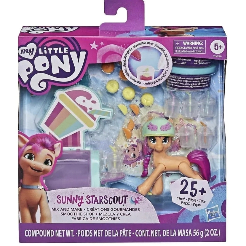 My Little Pony New Generation Movie Scenes Mix Sunny Starscout Smoothie Shop